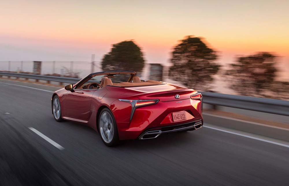 New Lexus LC Convertible Left Hand Drive photo: Front view image