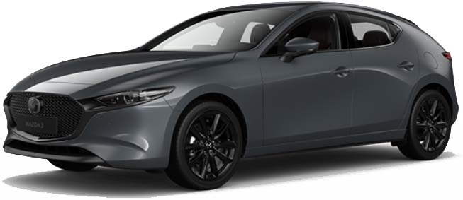 New Mazda 3 Hatchback Left Hand Drive body color: Machine Gray