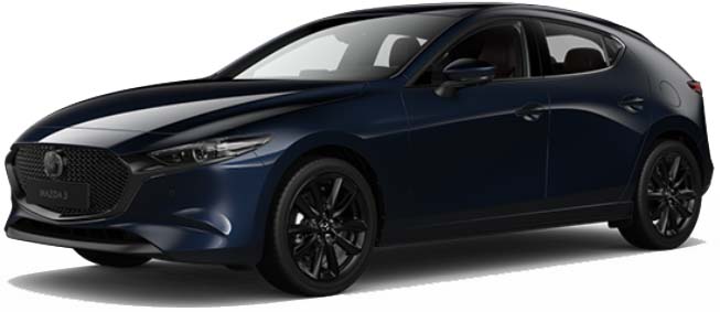 New Mazda 3 Hatchback Left Hand Drive body color: Polymetal Grey Metallic