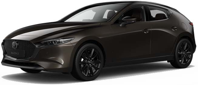 New Mazda 3 Hatchback Left Hand Drive body color: Titanium Flash
