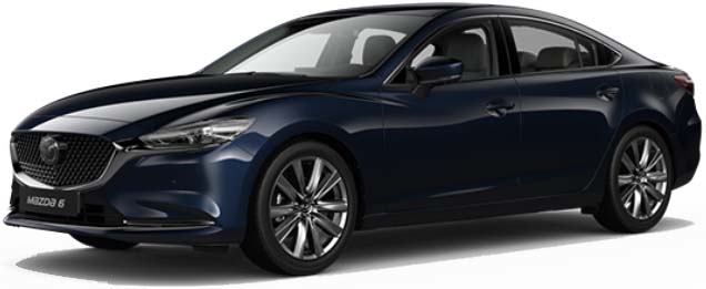 New Mazda 6 Left Hand Drive body color: Deep Crystal Blue