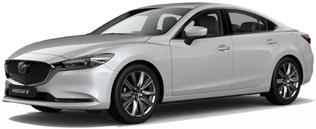 New Mazda 6 Left Hand Drive body color: Snowflake White Pearl Mica
