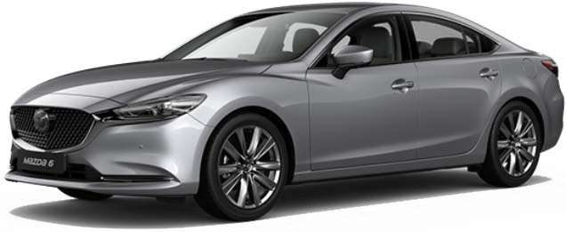 New Mazda 6 Left Hand Drive body color: Sonic Silver