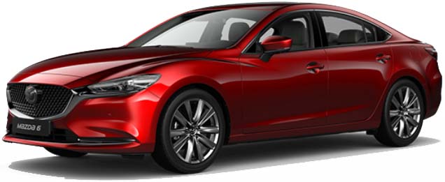 New Mazda 6 Left Hand Drive body color: Soul Red Crystal Metalic