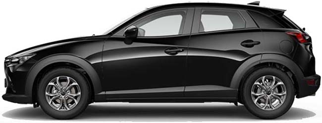 New Mazda cx 3 Left Hand Drive body color: Jet Black