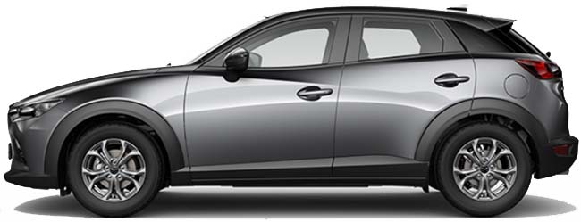 New Mazda cx 3 Left Hand Drive body color: Machine Grey
