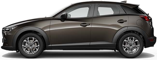 New Mazda cx 3 Left Hand Drive body color: Titanium Flash