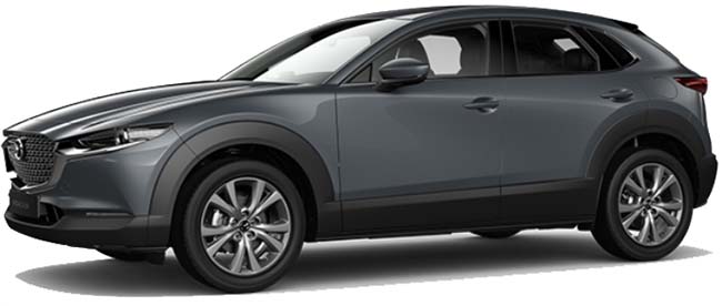 New Mazda cx 30 Left Hand Drive body color: Polymetal Grey Metallic