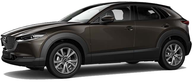 New Mazda cx 30 Left Hand Drive body color: Titanium Flash