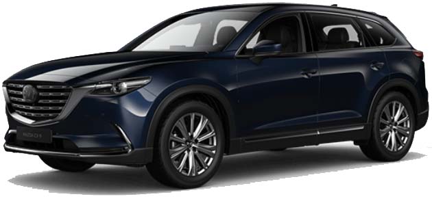 New Mazda cx 9 Left Hand Drive body color: Deep Crystal Blue