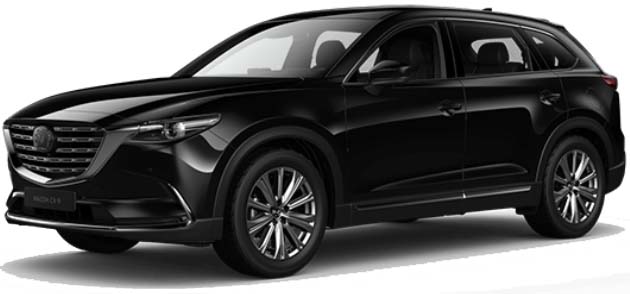 New Mazda cx 9 Left Hand Drive body color: Jet Black