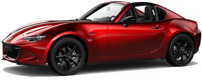 New Mazda mx 5 Left Hand Drive body color: Soul Red Crystal Metallic