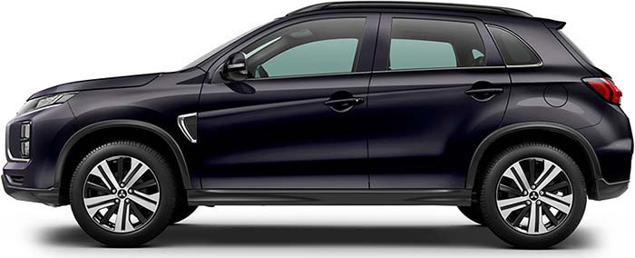 New Mitsubishi ASX Left Hand Drive body color: Black Mica