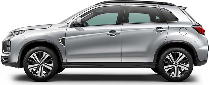 New Mitsubishi ASX Left Hand Drive body color: Sterling Silver Metallic