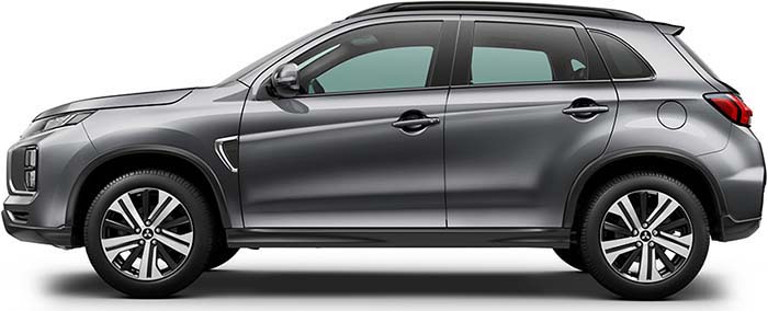 New Mitsubishi ASX Left Hand Drive body color: Titanium Gray Metallic