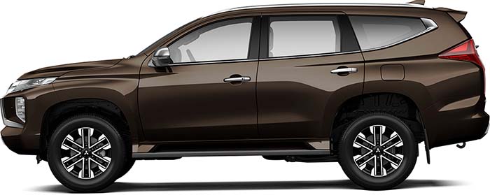 New Mitsubishi Montero Sport Left Hand Drive body color: Deep Bronze Metallic