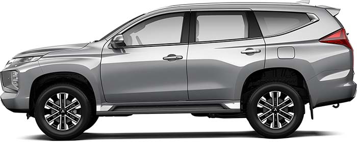 New Mitsubishi Montero Sport Left Hand Drive body color: Sterling Silver Metallic