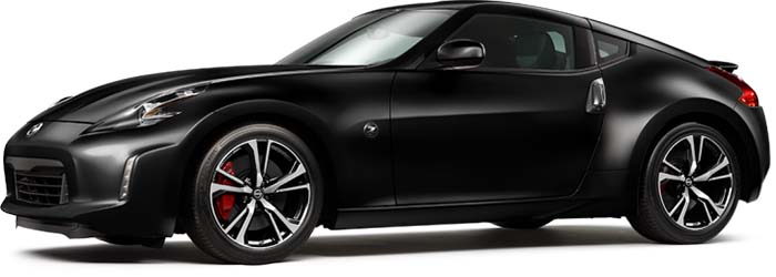 New Nissan 370Z Coupe Left Hand Drive body color: Magnetic Black