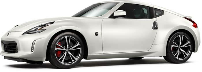 New Nissan 370Z Coupe Left Hand Drive body color: White Pearl