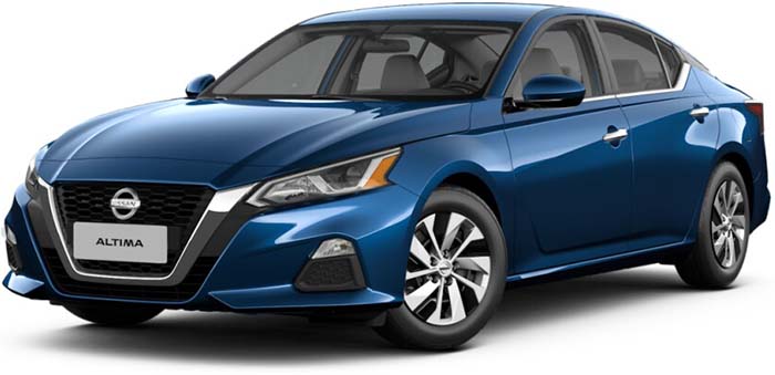 New Nissan Altima Left Hand Drive body color: Pearl Blue