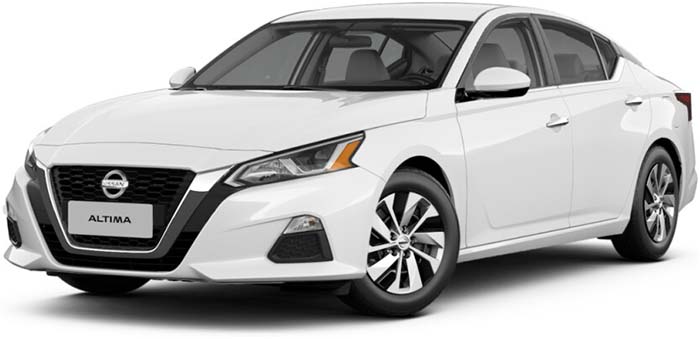 New Nissan Altima Left Hand Drive body color: Solid White