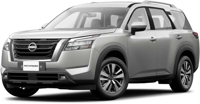 New Nissan Pathfinder Left Hand Drive body color: Brillant Silver
