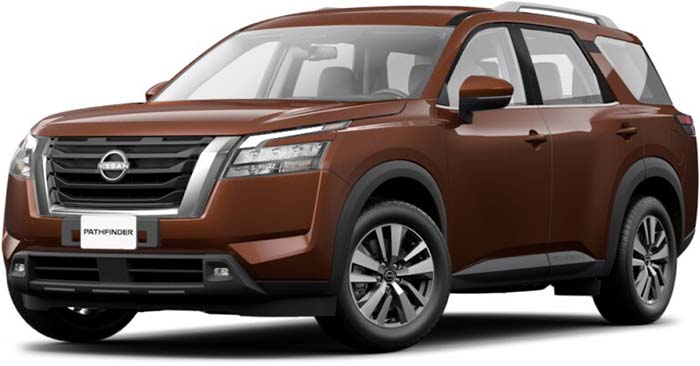 New Nissan Pathfinder Left Hand Drive body color: Mocha Almond Pearl