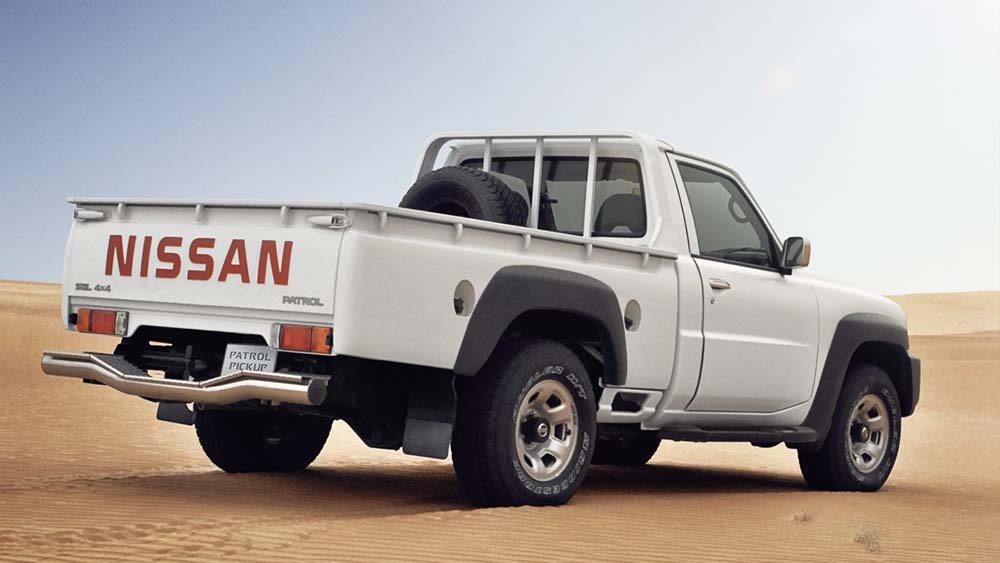 New Nissan Patrol Pickup Left Hand Drive photo: Back view image