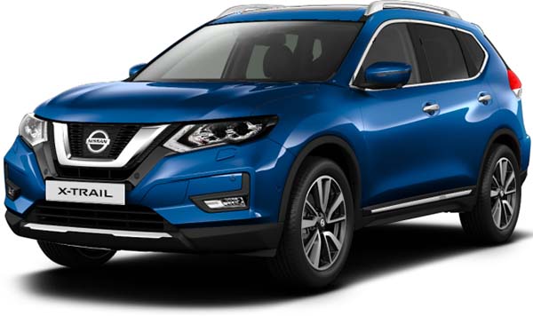 New Nissan X-Trail Left Hand Drive body color: Blue Pearl