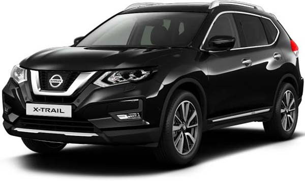 New Nissan X-Trail Left Hand Drive body color: Pearl Black