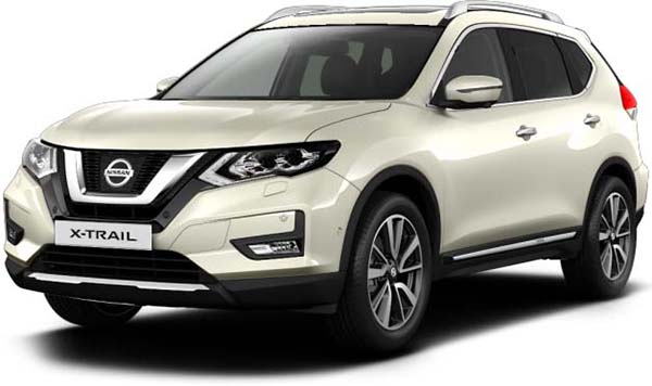 New Nissan X-Trail Left Hand Drive body color: Pearl White