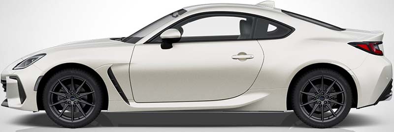New Subaru BRZ Left Hand Drive body color: Crystal White Pearl