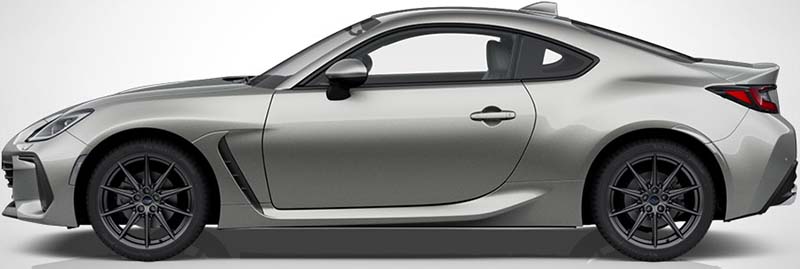 New Subaru BRZ Left Hand Drive body color: Ice Silver Metallic