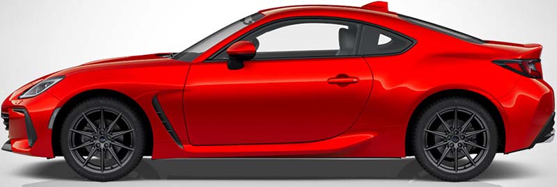 New Subaru BRZ Left Hand Drive body color: Ignition Red