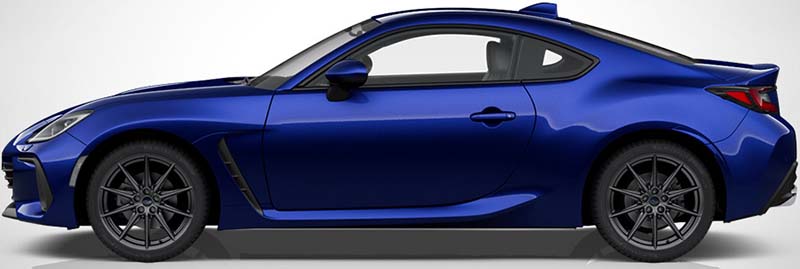 New Subaru BRZ Left Hand Drive body color: Sapphire Blue Pearl
