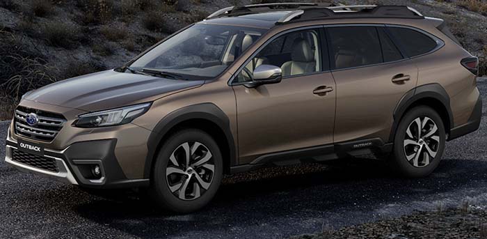 New Subaru Outback Left Hand Drive body color: Brilliant Bronze Metallic