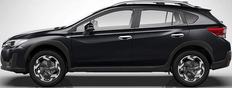 New Subaru XV Left Hand Drive body color: Crystal Black Silica