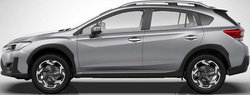 New Subaru XV Left Hand Drive body color: Ice Silver Metallic