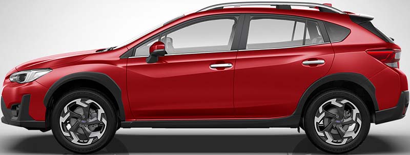 New Subaru XV Left Hand Drive body color: Pure Red