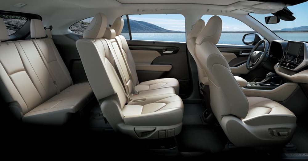 New Toyota Highlander Left Hand Drive photo: Interior view image