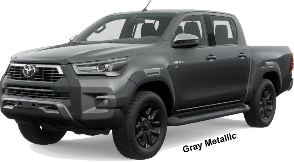 New Toyota Hilux Adventure Double Cabin, Left Hand Drive color:: GRAY METALLIC