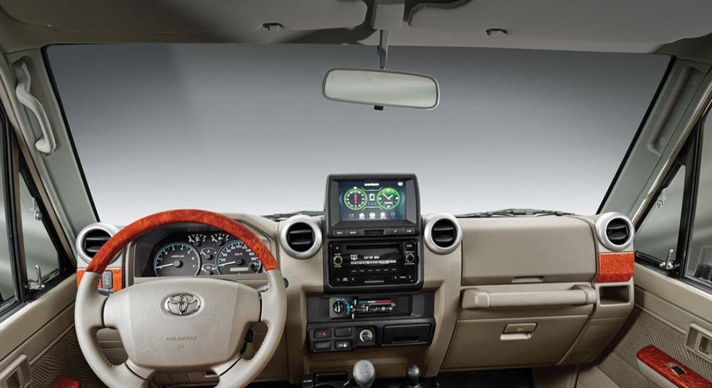 New Toyota Land Cruiser Pick Up Left Hand Drive photo: Cockpit view image