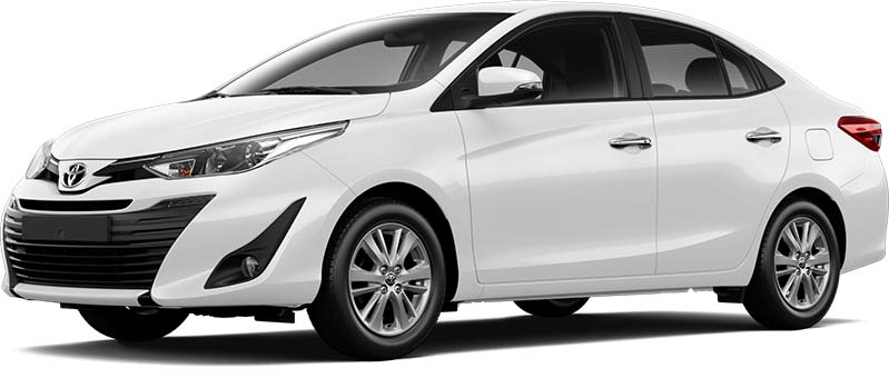 New Toyota Yaris Left Hand Drive body color: Super White