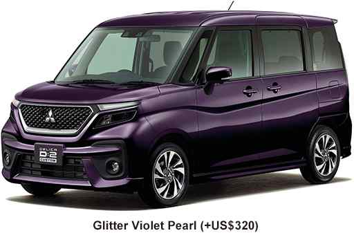 New Mitsubishi Delica D2 Custom Hybrid body color: Glitter Violet Pearl