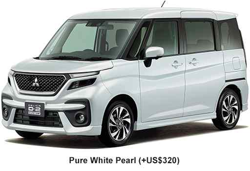 New Mitsubishi Delica D2 Custom Hybrid body color: Pure White Pearl