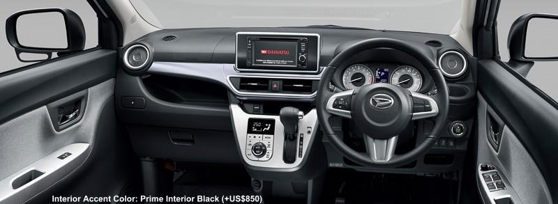 New Daihatsu Cast Active photo: Cockpit picture (Premium interior Black +US$850)