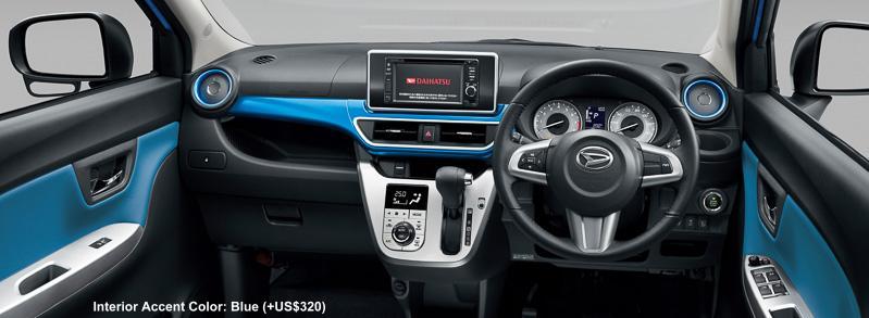 New Daihatsu Cast Active photo: Cockpit picture (Blue +US$320)
