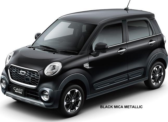New Daihatsu Cast Activa Body color: Black Mica Metallic