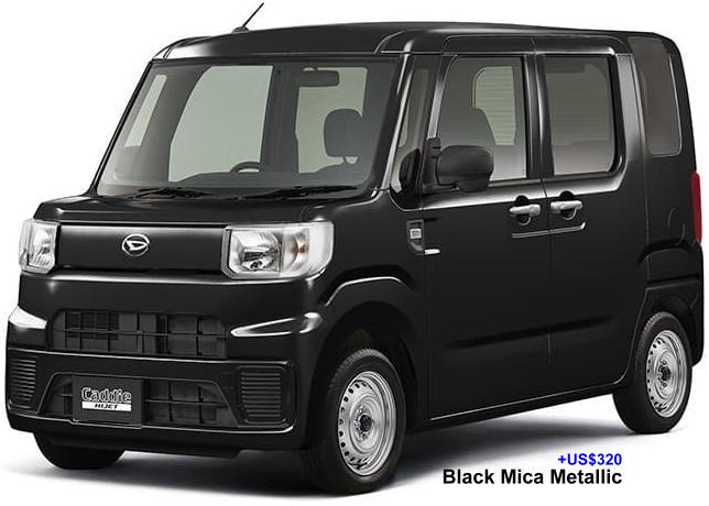 New Daihatsu Hijet Caddie body color: BLACK MICA METALLIC (option color +US$320)