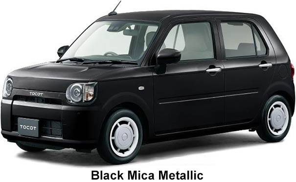 Daihatsu Mira Tocot color: Black Mica Metallic